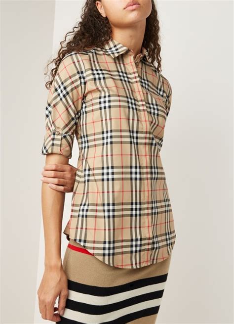 burberry blouse dames zwart|Women's Burberry Blouses .